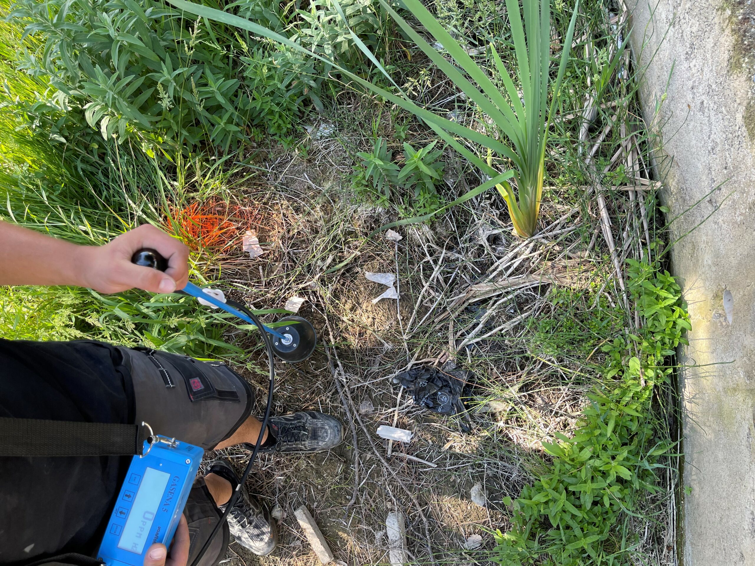 recherche fuite Perpignan gaz traceur canalisation enterrée