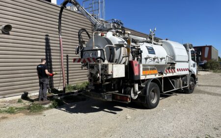Pompage et entretien de bac à graisse réalisé par Canaplomb à Argelès-sur-Mer